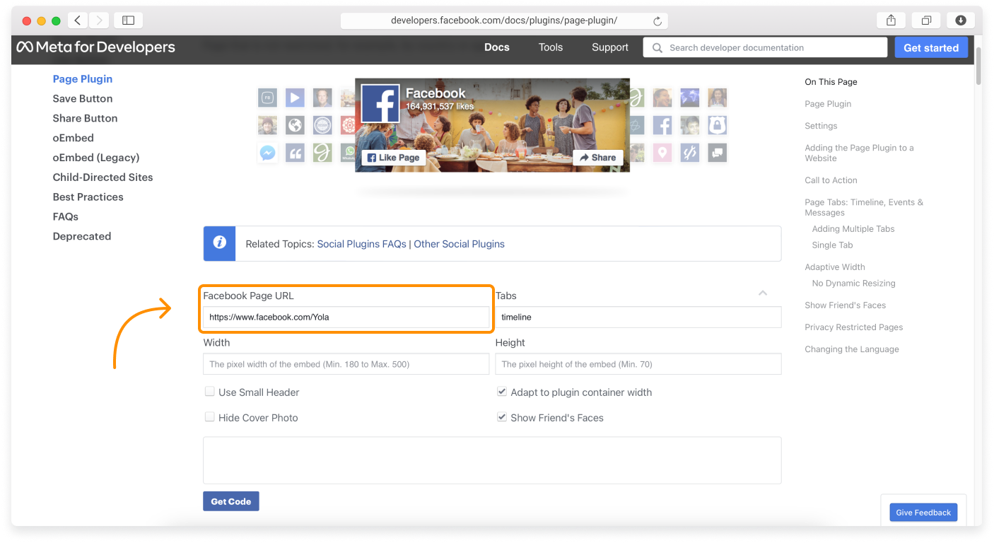 B2C - Embedding a Facebook Page feed - 1.png