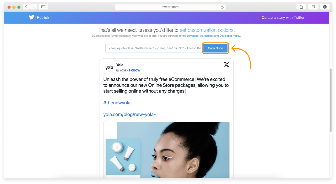 B2C - Embedding a Tweet - 3.png